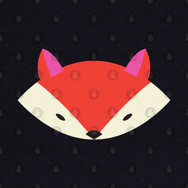 Geometric fox by Jennifer Ladd